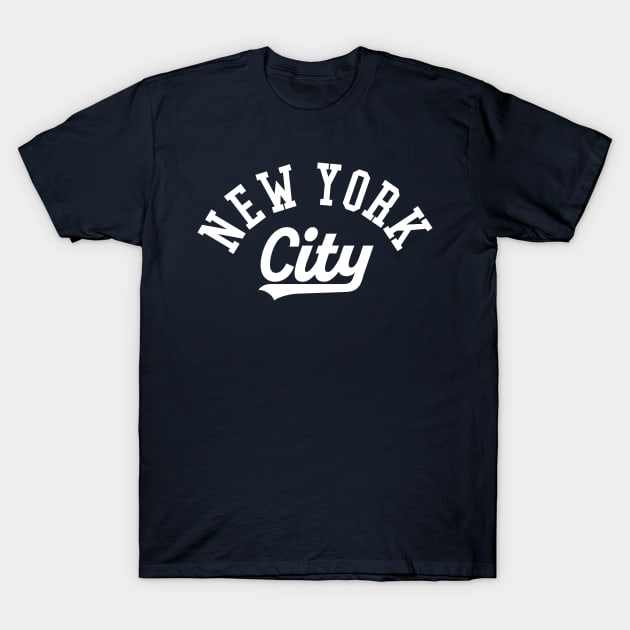 New York 'The Bronx' Pinstripe Baseball Script Fan T-Shirt T-Shirt by CC0hort